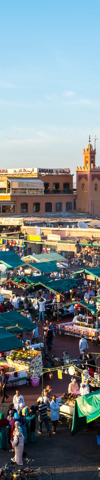Entdecke die Souks und Basars in Marrakesch